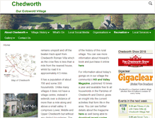 Tablet Screenshot of chedworth.org.uk